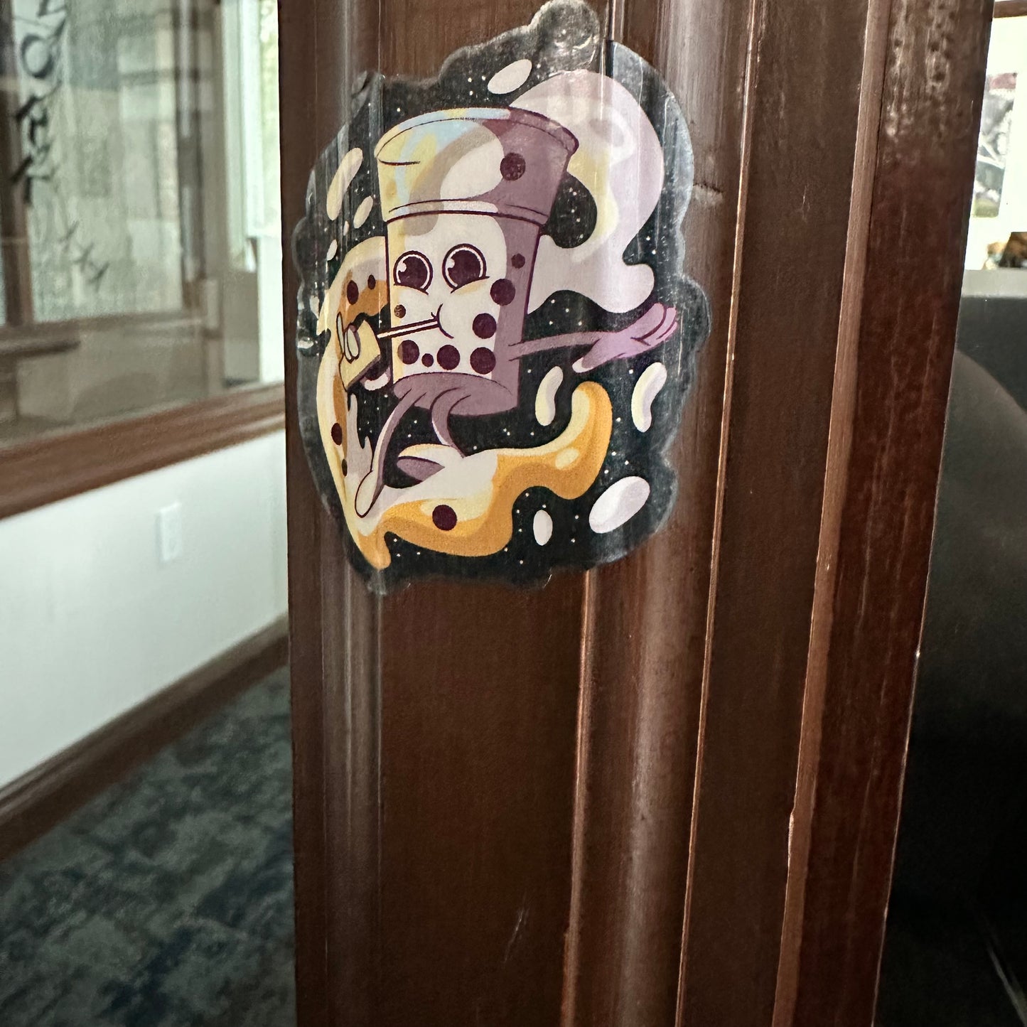 coffee boba tea sticker