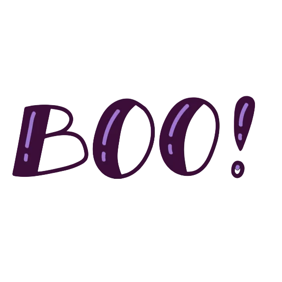 BOO Sticker - L3B LABS2 inClear