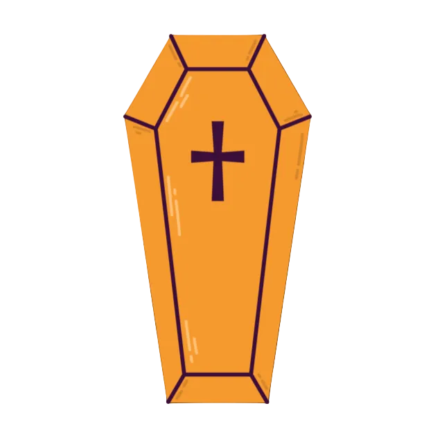 Coffin Sticker - L3B LABS2 inClear