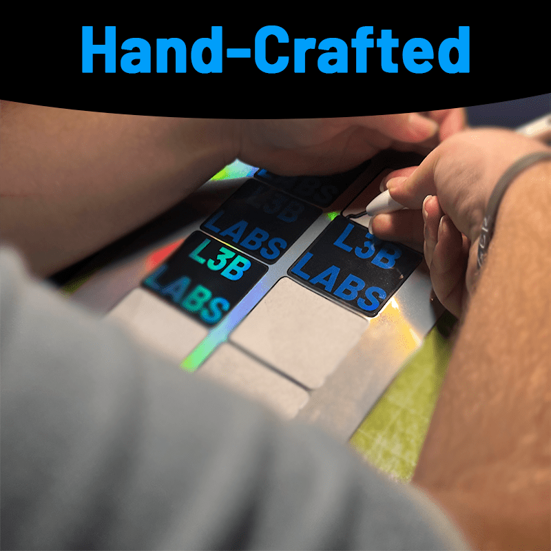 Custom Quote Sticker - L3B LABSWhite3 InchWaterproof Vinyl