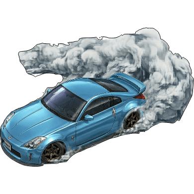 JDM Style 2000s Coupe Drifting Keychain - L3B LABS