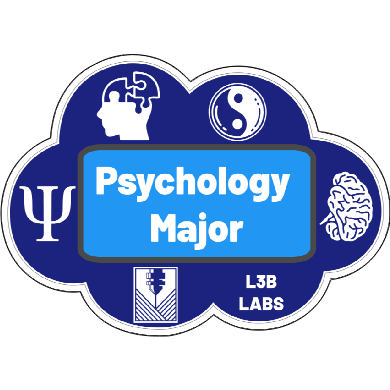 Psychology Major Sticker - L3B LABS2 inClear