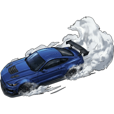Shreddin Asphalt // Track Spec Coupe Keychain - L3B LABS