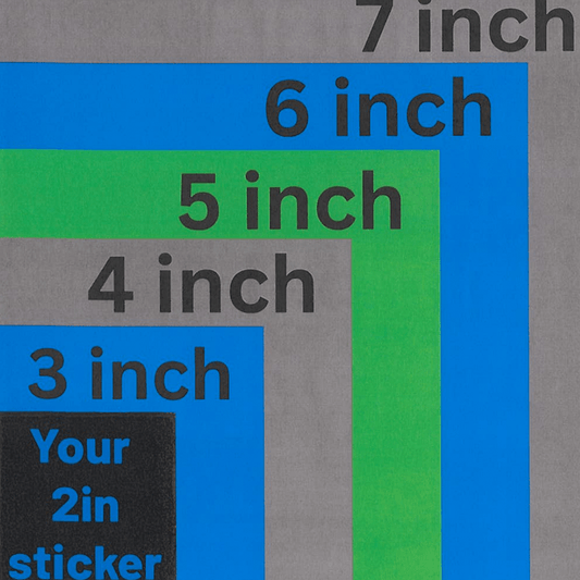 2in Custom Stickers - L3B LABS5ClearDie Cut