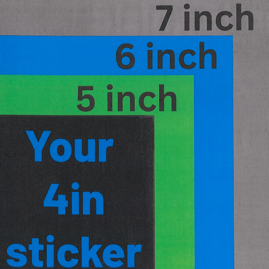 4in Custom Stickers