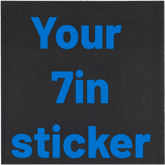 7in Custom Stickers - L3B LABS25ClearDie Cut