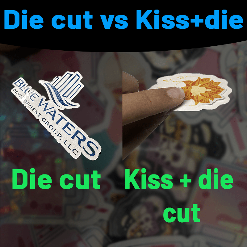 7in Custom Stickers GLITTER - L3B LABS25ClearDie Cut