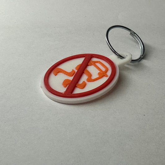 No Traction Keychain
