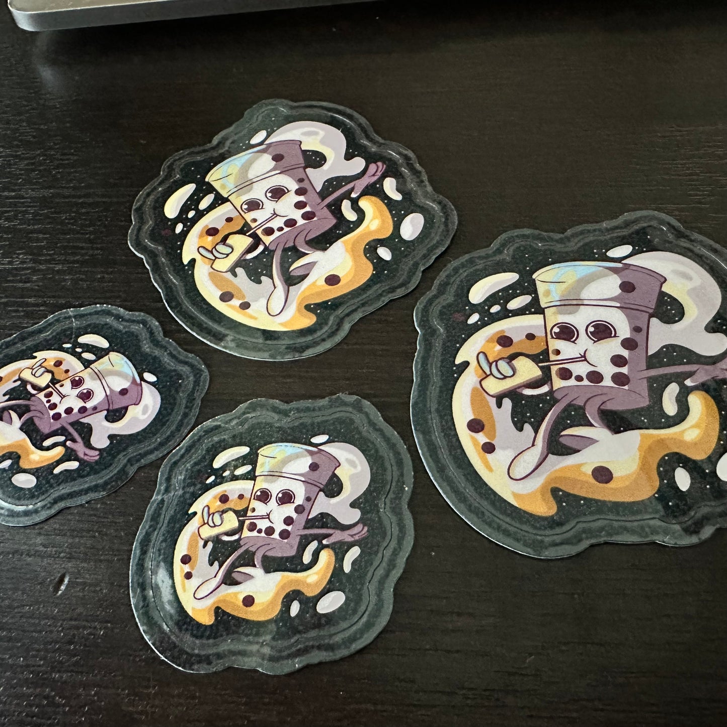 coffee boba tea sticker