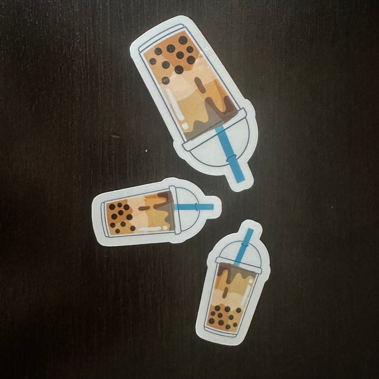 Brown Sugar Boba Sticker - L3B LABS2 inClear