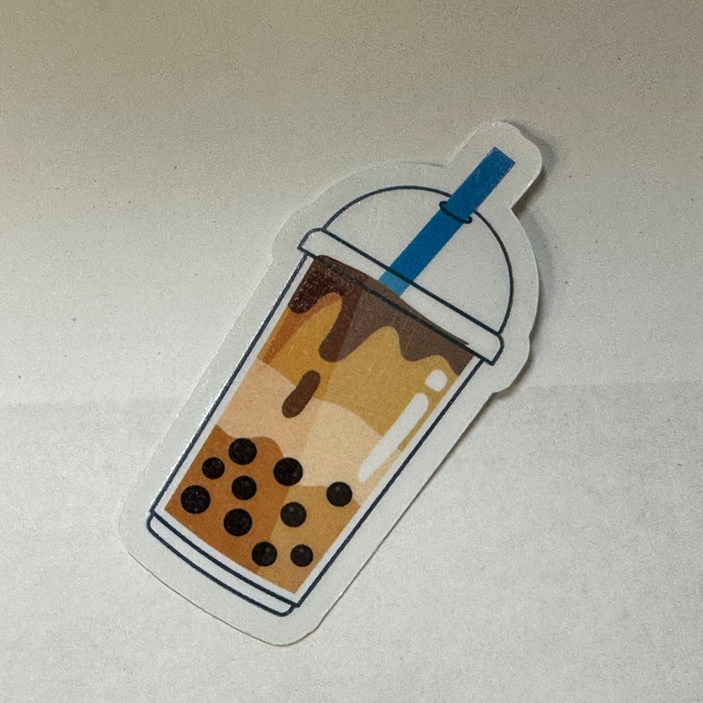 Brown Sugar Boba Sticker - L3B LABS2 inClear