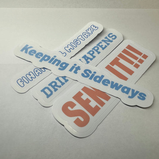 Car Bumper Sticker Sayings Bundle - L3B LABS5 inch