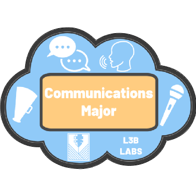 Communication Major Sticker - L3B LABS2 inClear