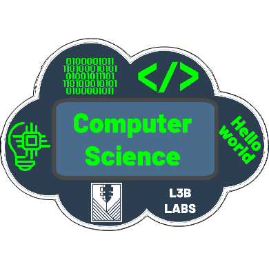 Computer Science Major Sticker - L3B LABS2 inClear
