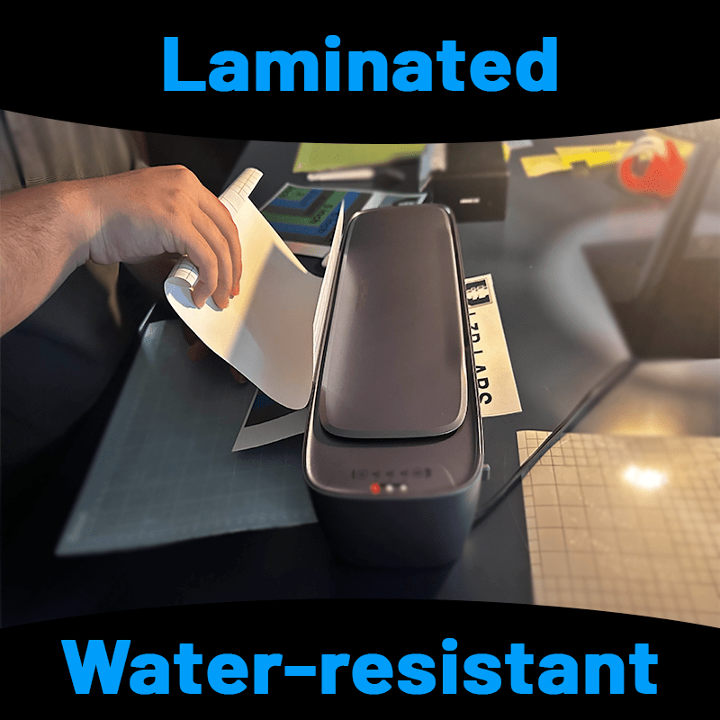 Custom Quote Sticker - L3B LABSWhite3 InchWaterproof Vinyl