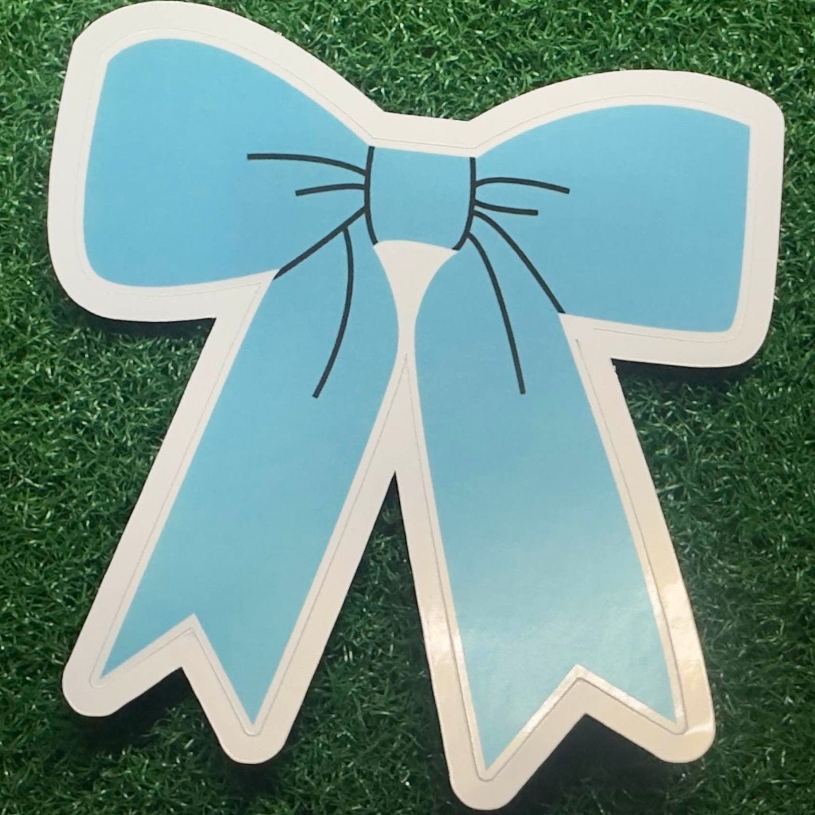Cute Blue Bowtie Sticker for Laptops and Notebooks - L3B LABS2 inClear