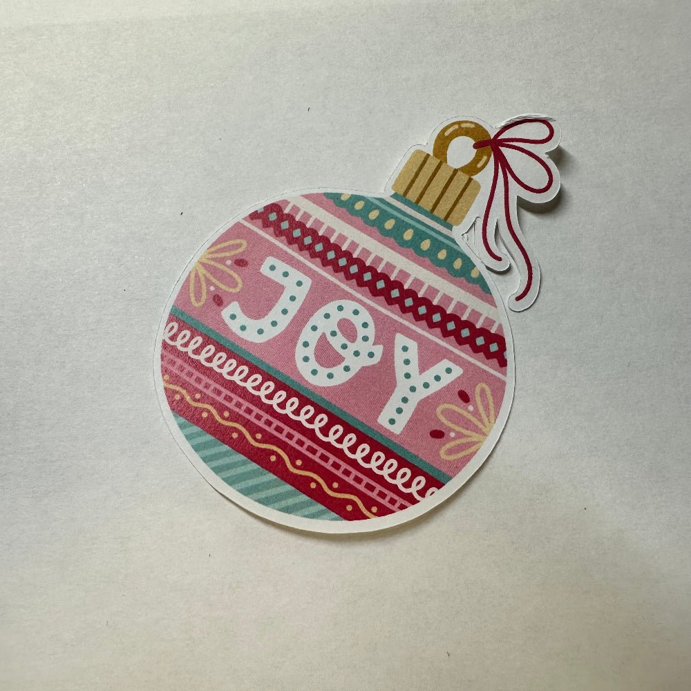 Joy Ornament Sticker for Laptops and Notebooks - L3B LABS2 inClear