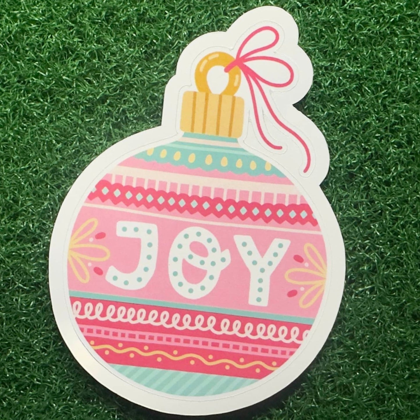 Joy Ornament Sticker for Laptops and Notebooks - L3B LABS2 inClear