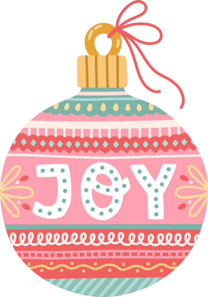 Joy Ornament Sticker for Laptops and Notebooks - L3B LABS2 inClear