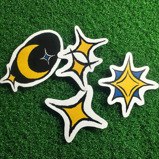 L3B Labs x Milesperhrr Star Stickers Collection - L3B LABS2 inch