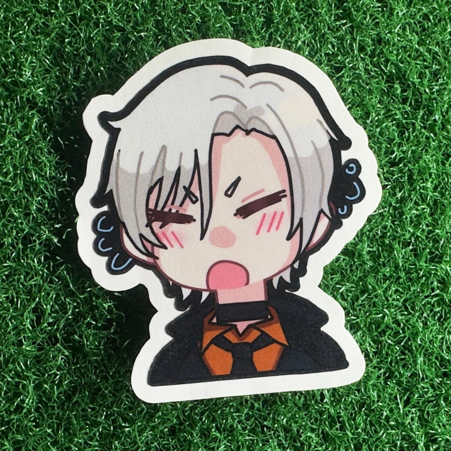 L3BLABS X Inceptor3D Crying Face Sticker - L3B LABS2 inClear