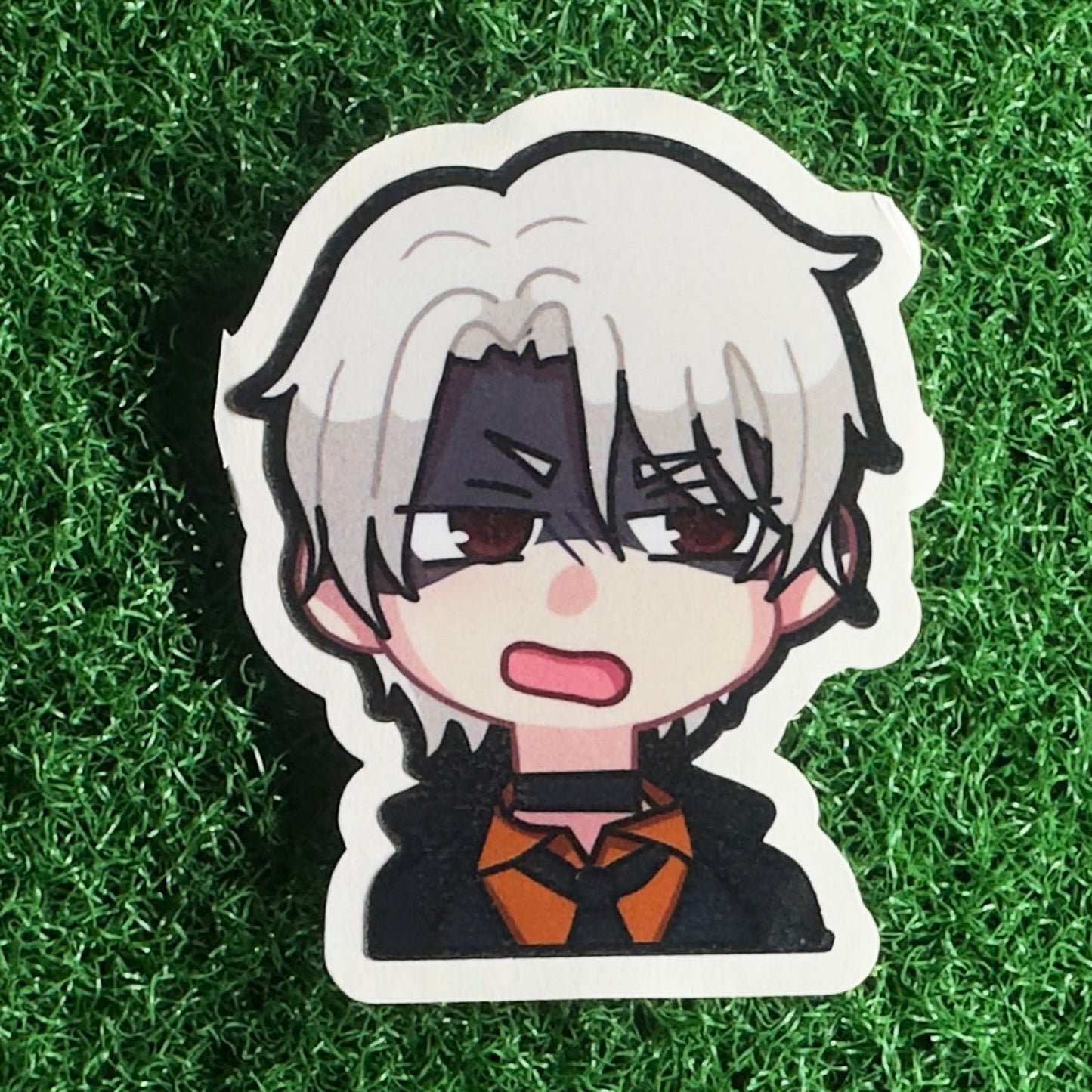 L3BLABS X Inceptor3D Flustered Face Sticker - L3B LABS2 inClear