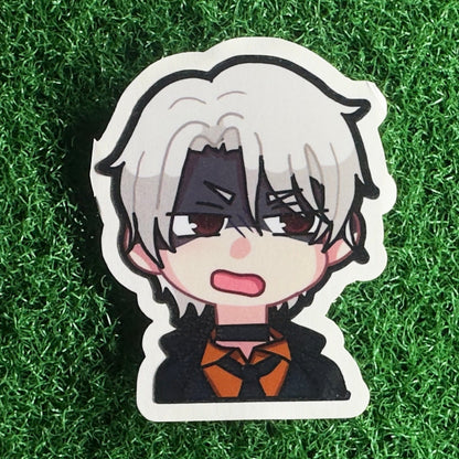 L3BLABS X Inceptor3D Flustered Face Sticker - L3B LABS2 inClear