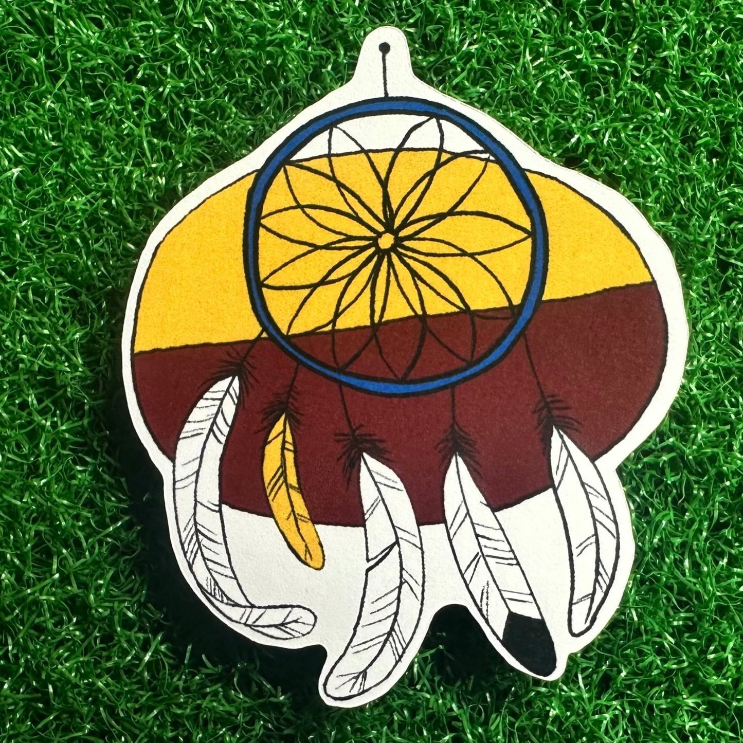 L3BLABS X Milesperhrr Cool Dream Catcher with Feathers Sticker - L3B LABS2 inClear