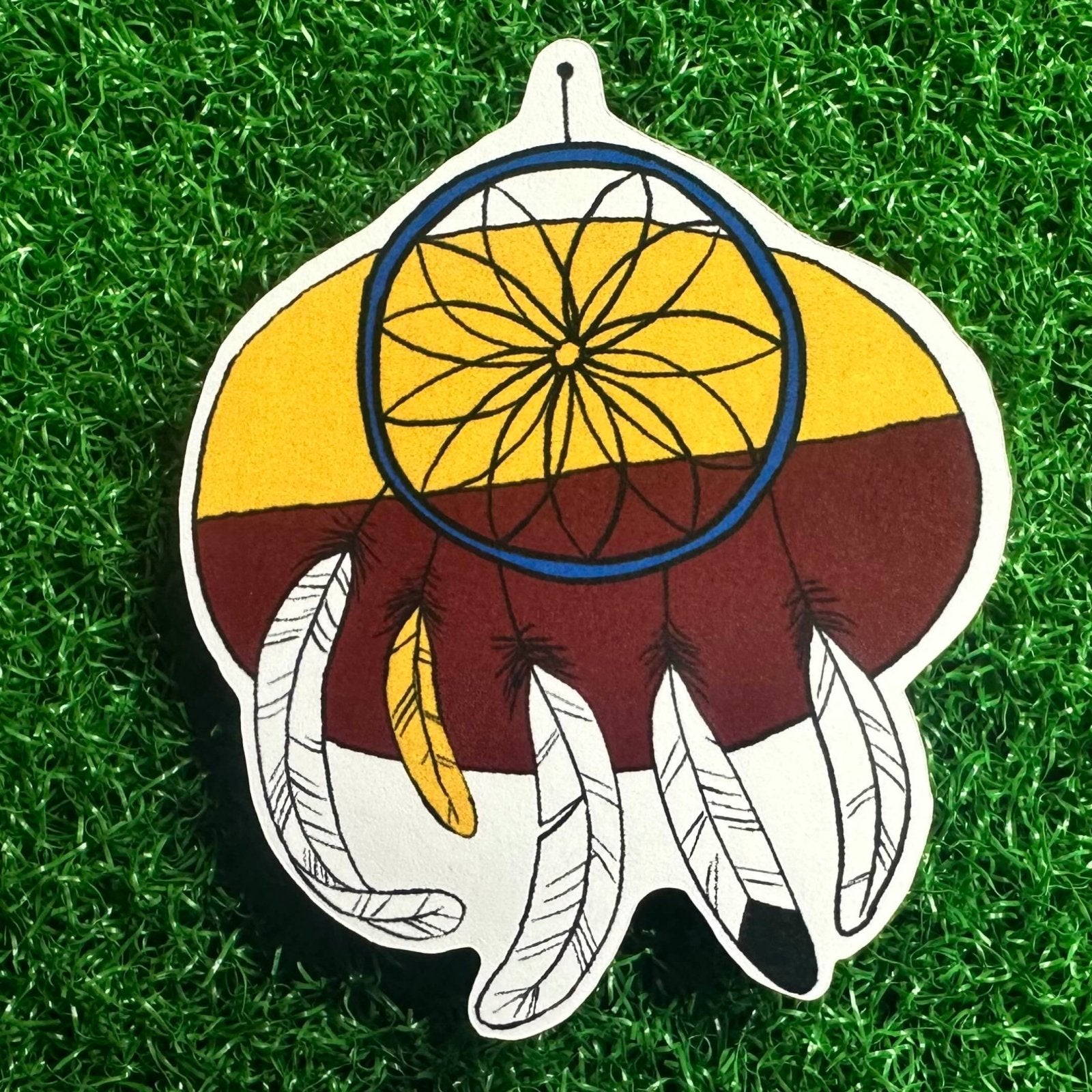 L3BLABS X Milesperhrr Cool Dream Catcher with Feathers Sticker - L3B LABS2 inClear