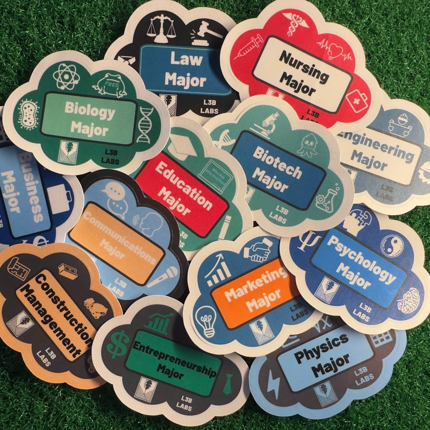 Major Stickers Bundle - L3B LABS2 inch