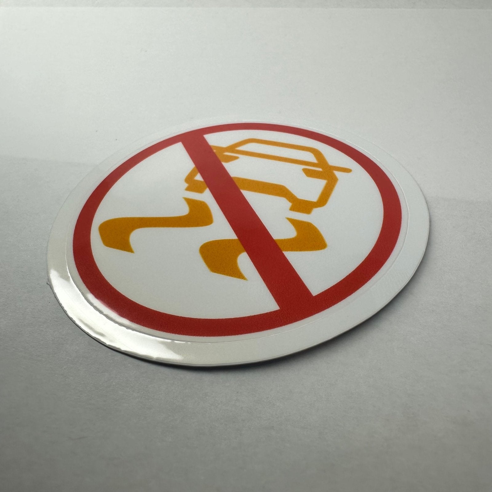 No Traction Sticker - L3B LABS2 inClear