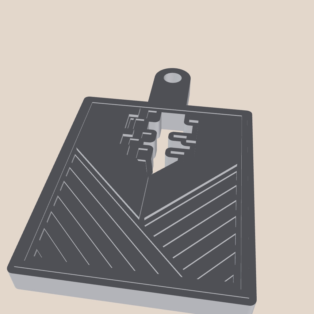 L3B Labs keychain 3D model