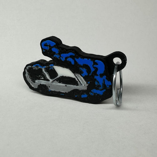 Retro Euro Style Drifting Car Keychain - L3B LABS
