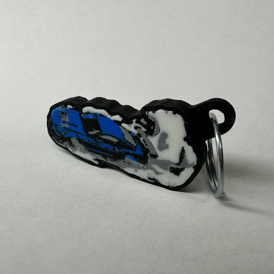 Shreddin Asphalt // Track Spec Coupe Keychain - L3B LABS