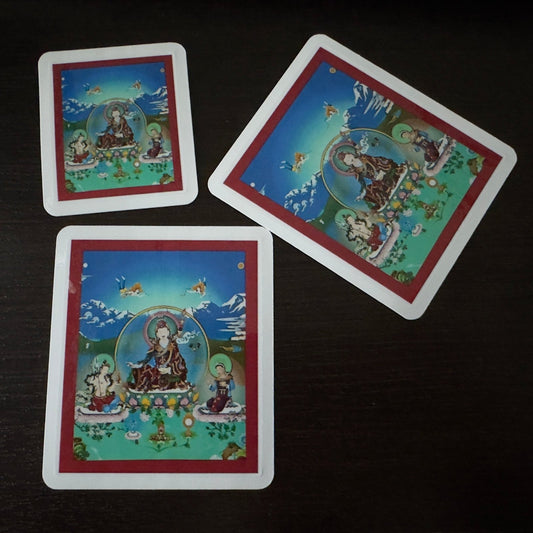 Tibetan - style thangka art sticker - L3B LABS2 inClear